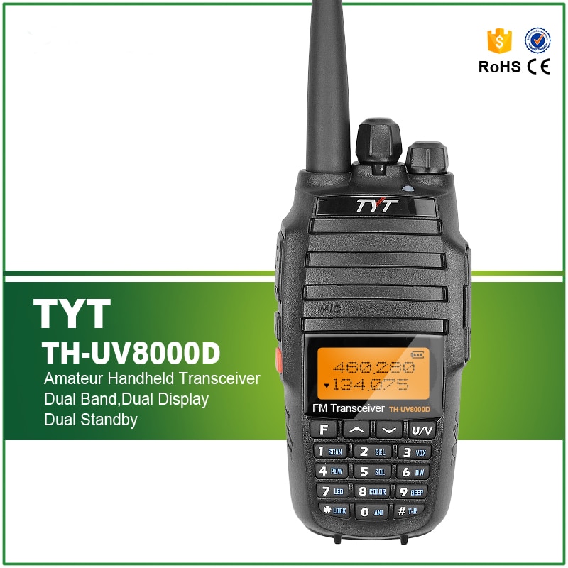 ׷̵  100%  Ʈ  TYT TH-UV8000D ũν  VHF UHF 10W Ÿ Ű Ű